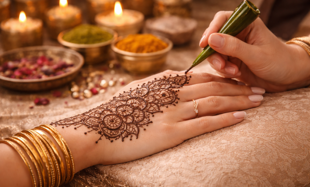 Mehendi service at Subina's Nails Palace and Spa, Lalitpur-Jhamsikhel