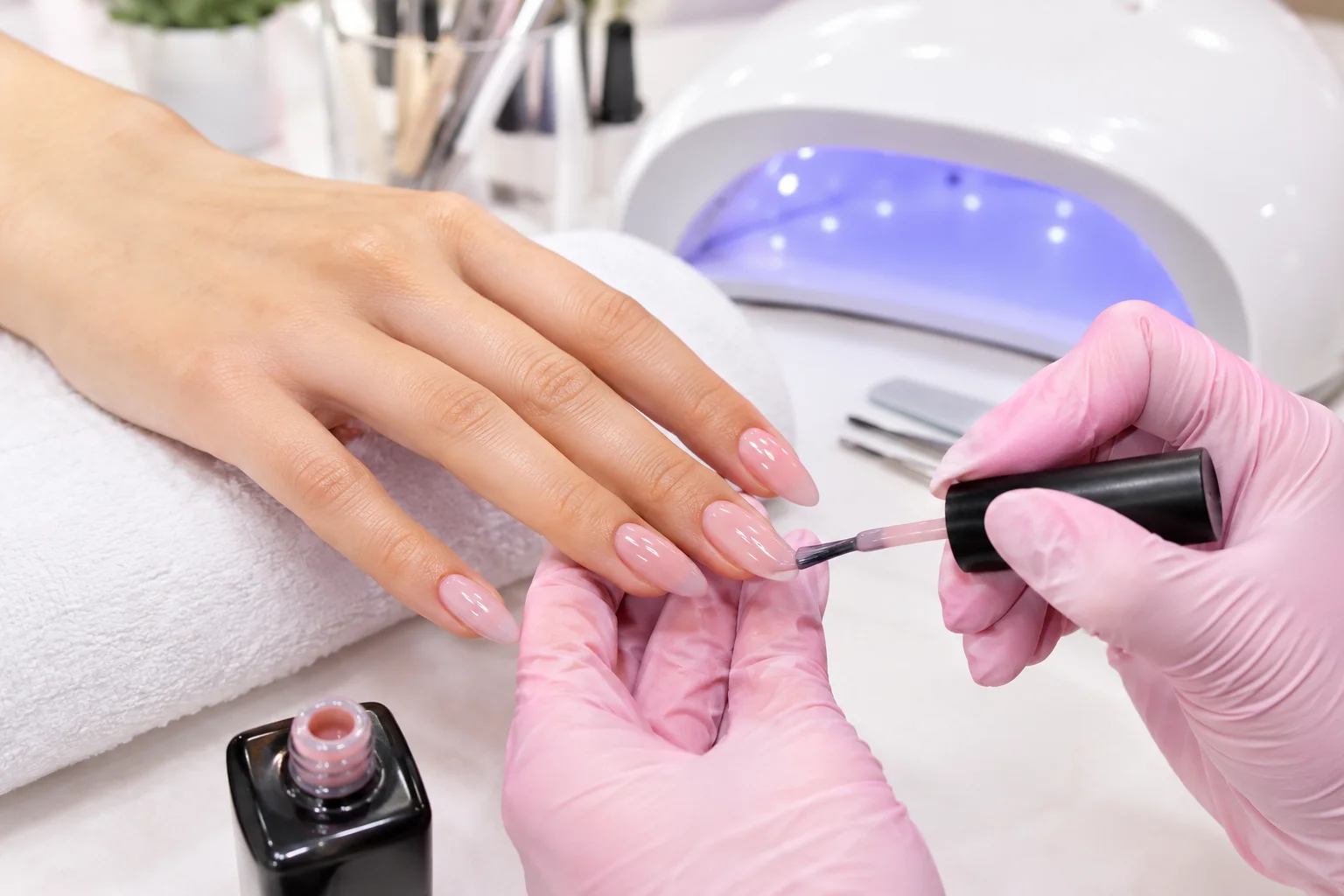 Liquid Gel Nails with Gel Polish at Subina's Nails Palace