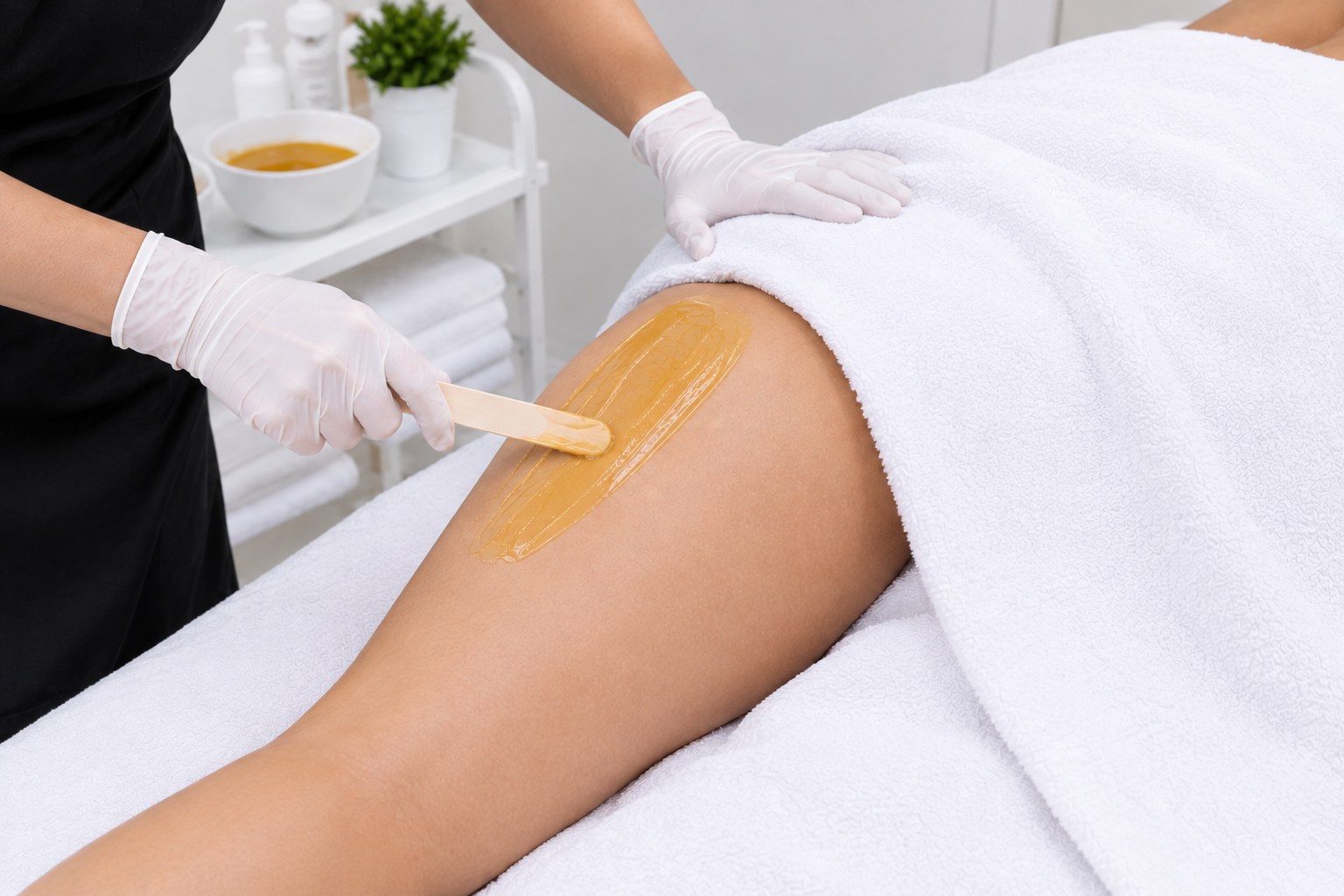 Buttocks Waxing at Subina's Nails Palace