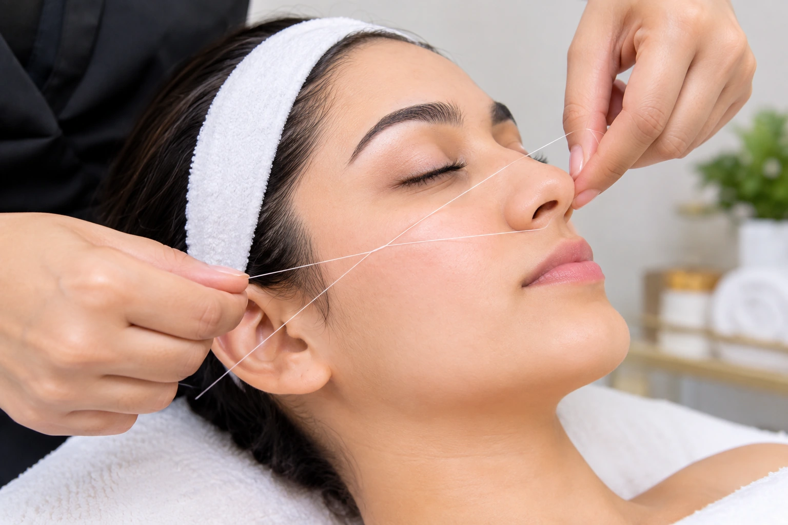 Cheeks Threading at Subina's Nails Palace