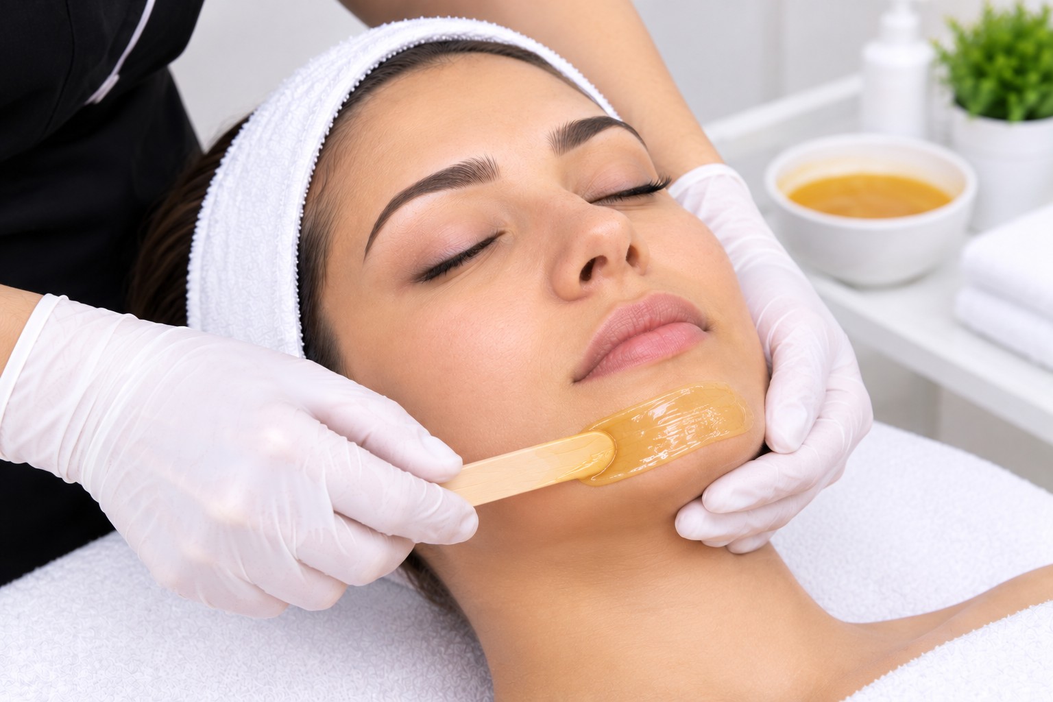 Chin Waxing at Subina's Nails Palace