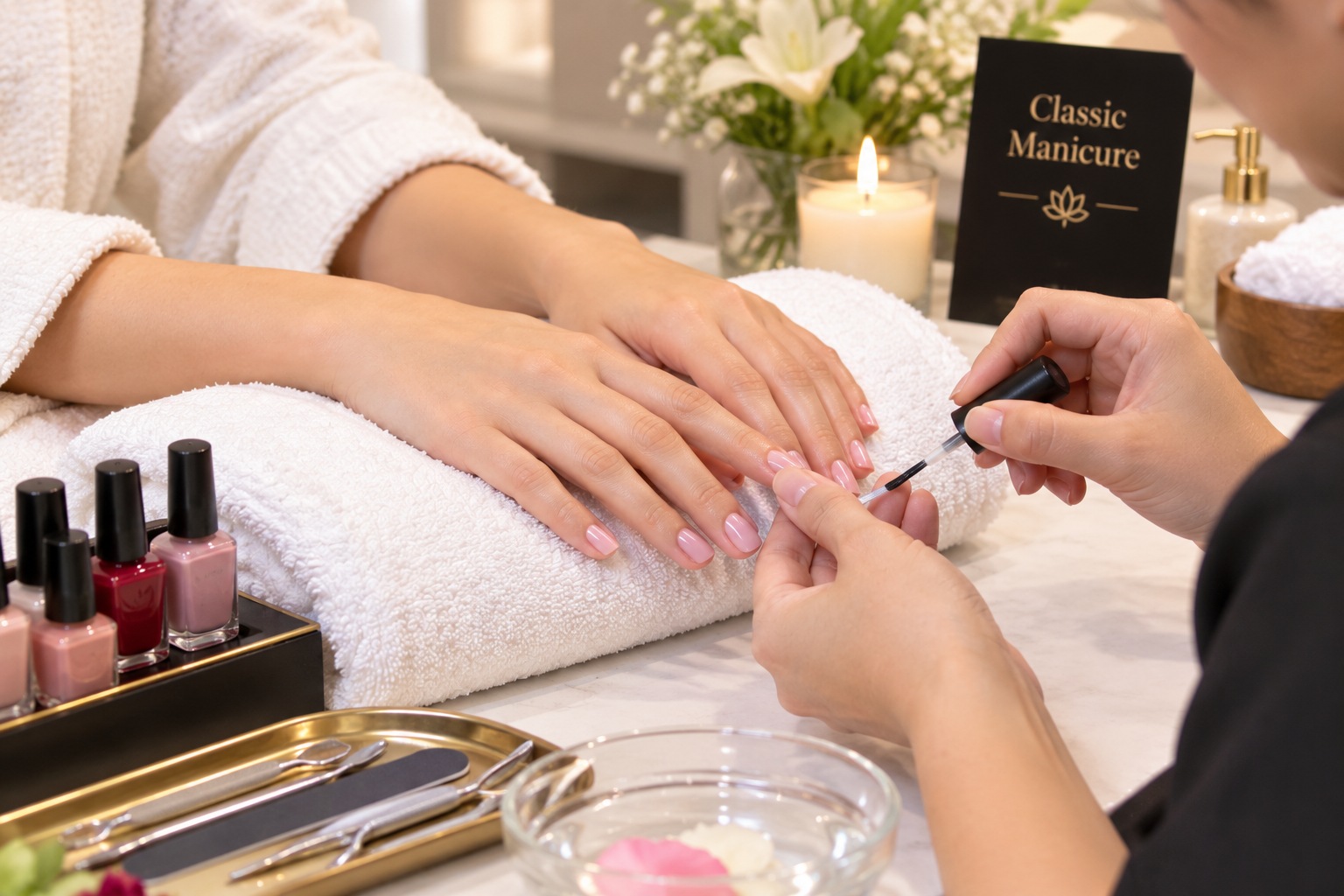 Classic Manicure at Subina's Nails Palace