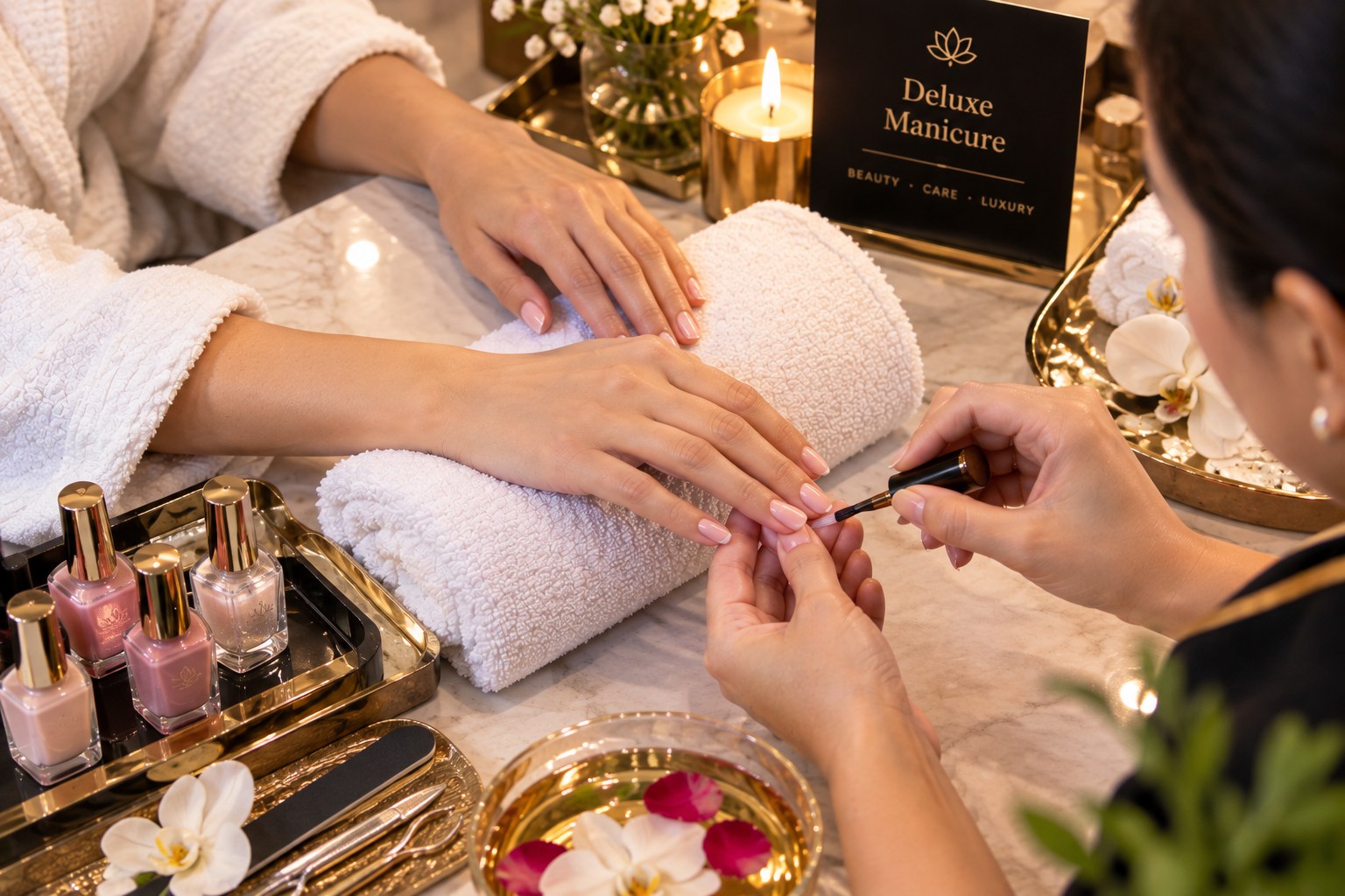 Deluxe Manicure at Subina's Nails Palace