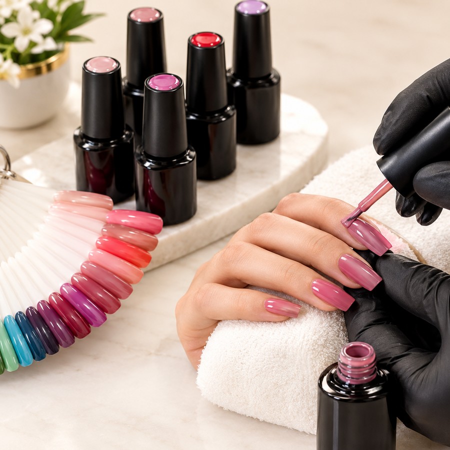 Gel Color Without Manicure at Subina's Nails Palace