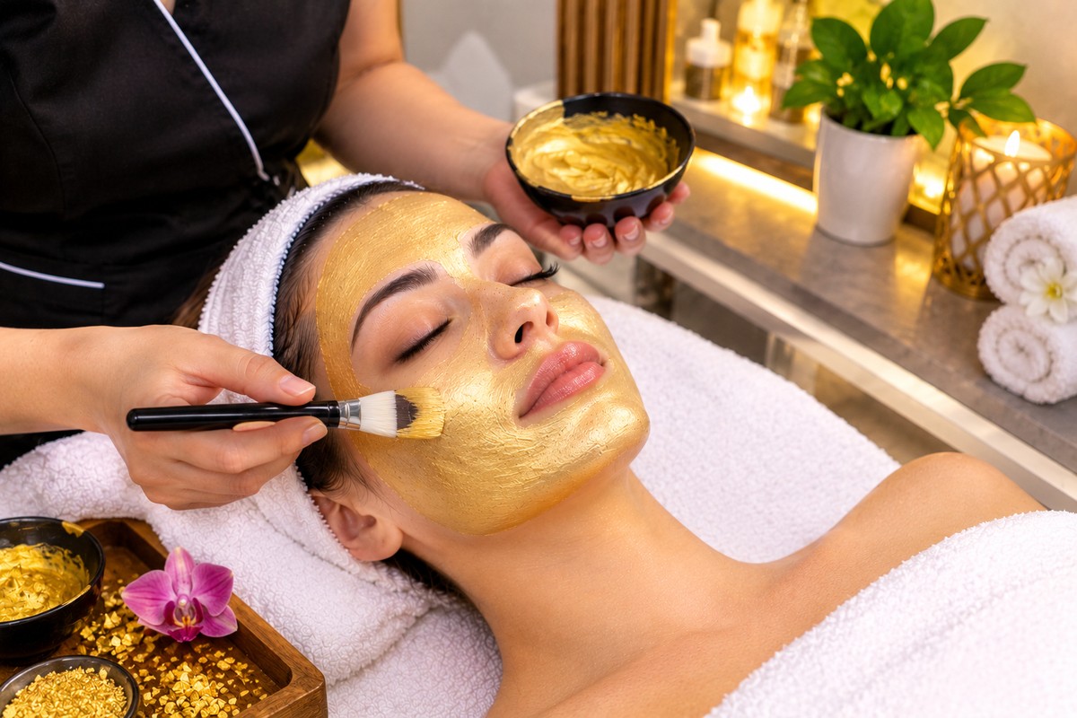 Golden Facial at Subina's Nails Palace