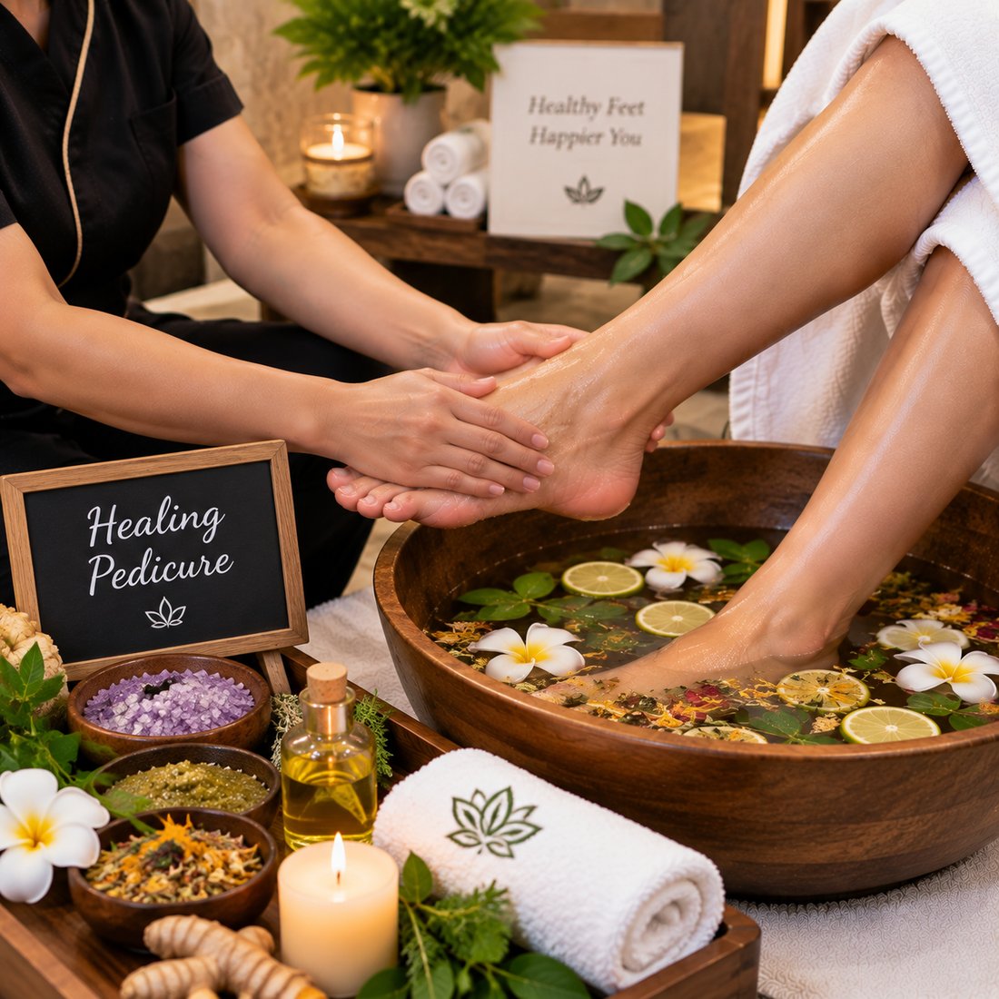 Healing Pedicure at Subina's Nails Palace
