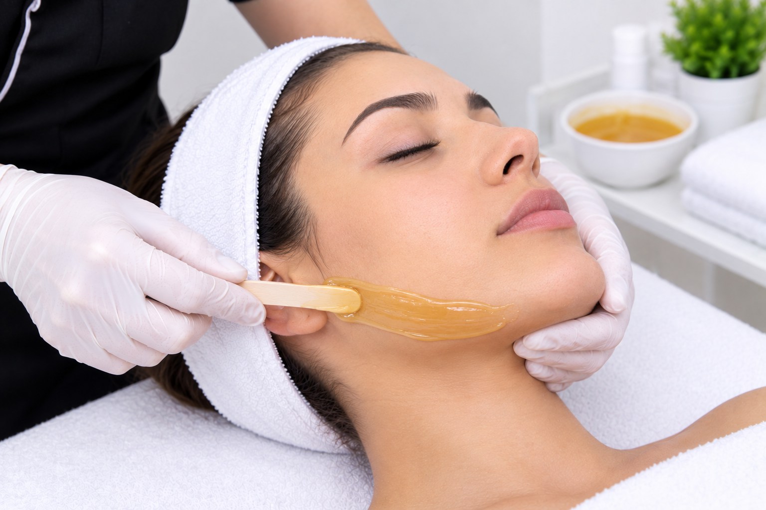 Jawline Waxing at Subina's Nails Palace