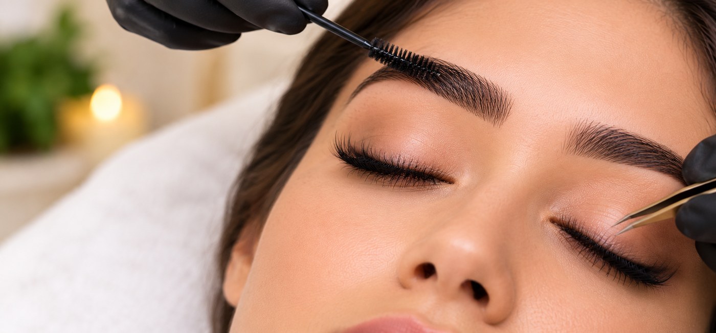 Lashes and brows services at Subina's Nails Palace