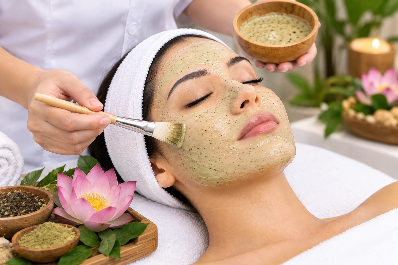 Lotus Herbal Facial at Subina's Nails Palace