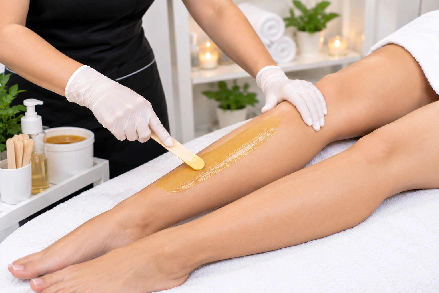 Lower Leg Waxing at Subina's Nails Palace