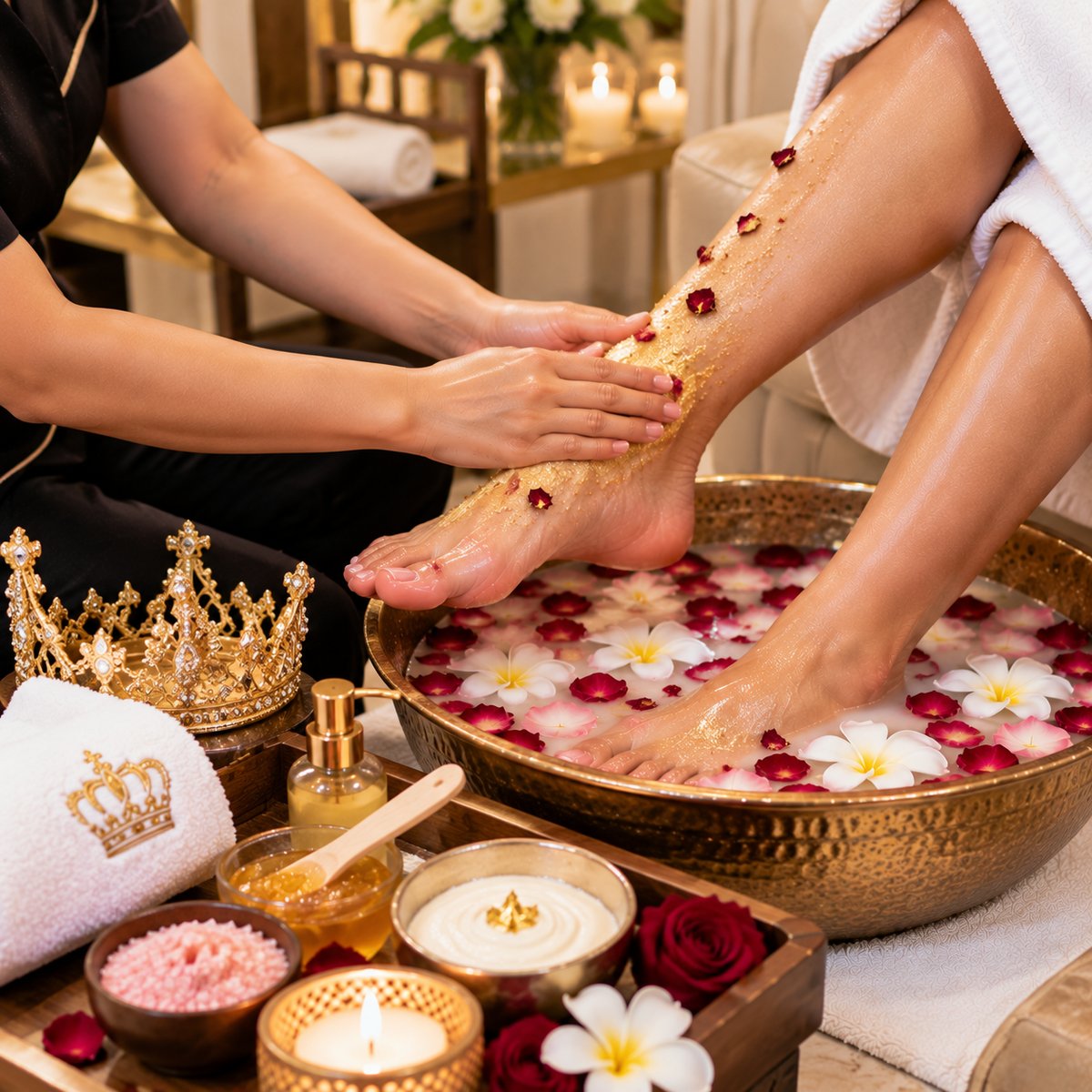 Royal Pedicure at Subina's Nails Palace
