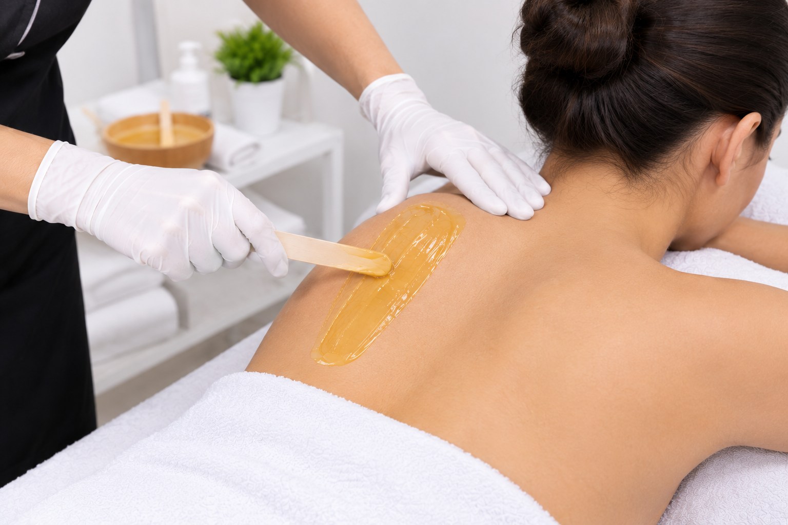 Shoulders Waxing at Subina's Nails Palace