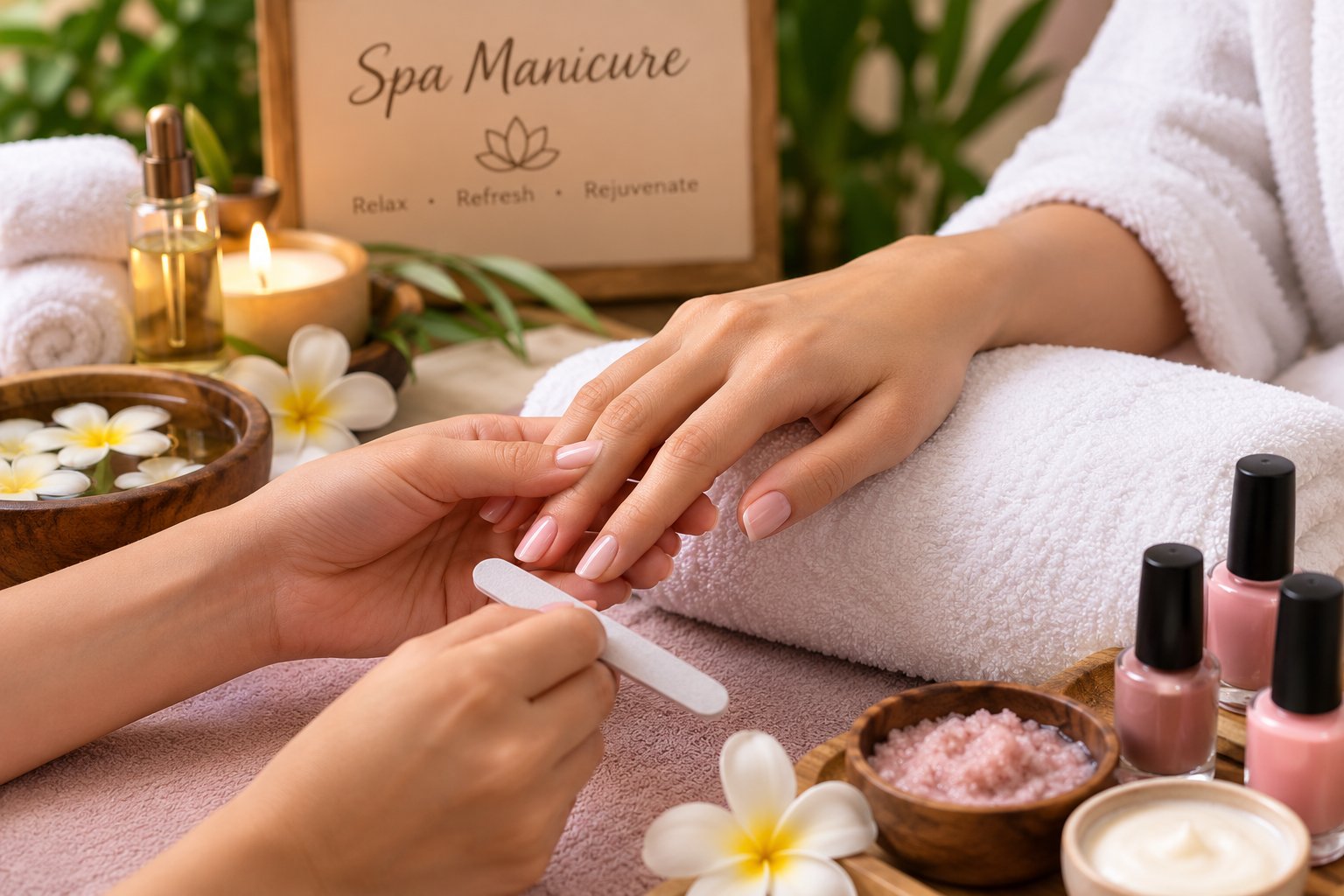 Spa Manicure at Subina's Nails Palace
