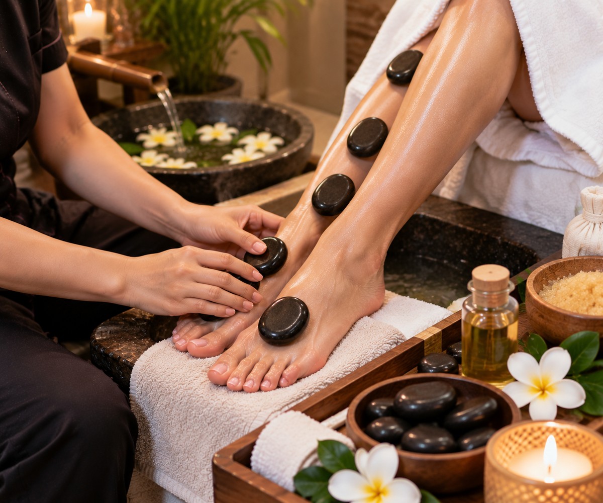 Stone Pedicure at Subina's Nails Palace