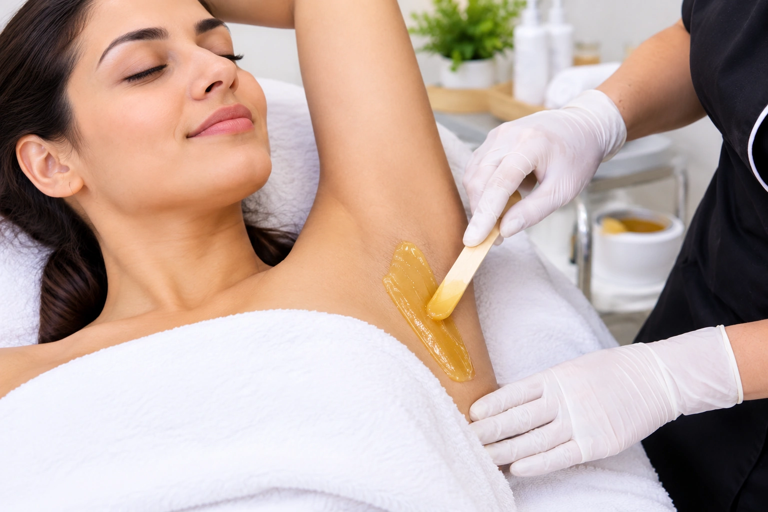 Underarms Waxing at Subina's Nails Palace
