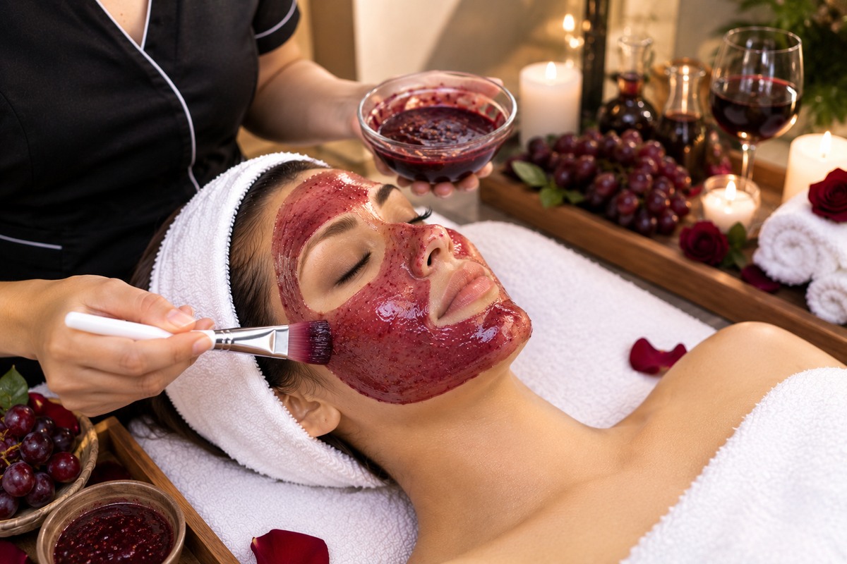 Wine Facial at Subina's Nails Palace